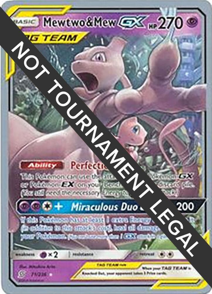 Mewtwo & Mew GX - 2019 (Henry Brand) — World Championship Decks 71 Pokémon card