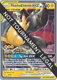 Pikachu & Zekrom GX - 2019 (Haruki Miyamoto) — World Championship Decks 33 Pokémon card