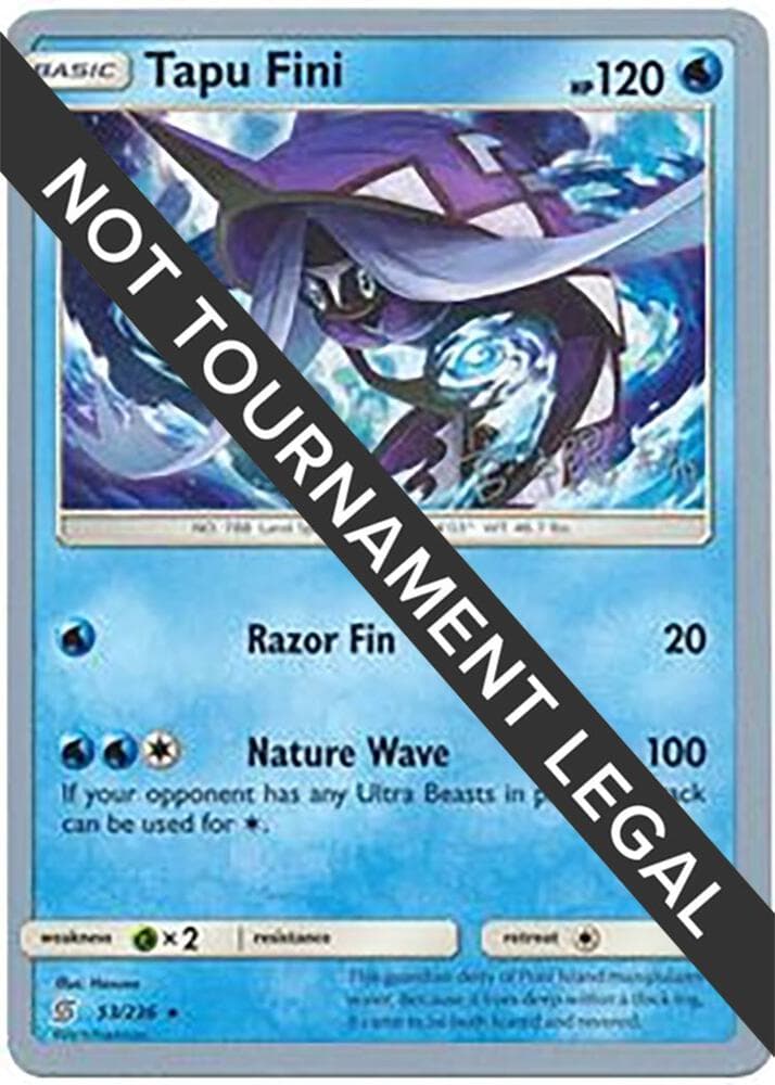 Tapu Fini - 2019 (Haruki Miyamoto) — World Championship Decks 53 Pokémon card