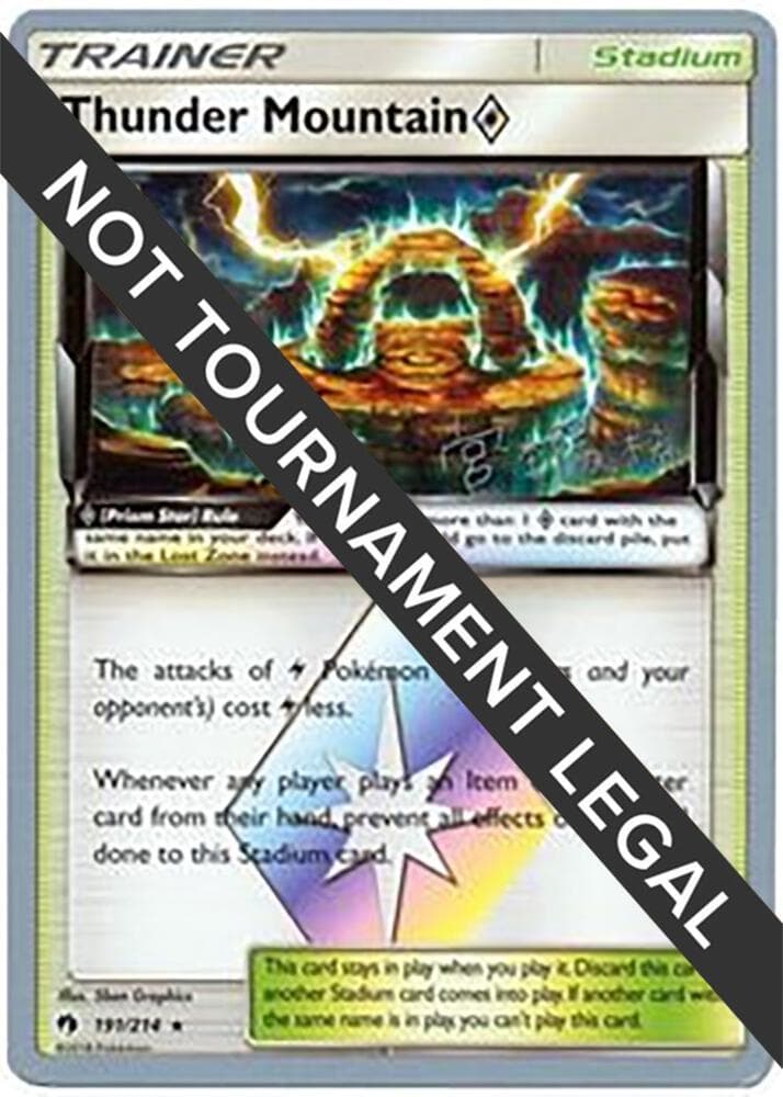 Thunder Mountain Prism Star - 2019 (Haruki Miyamoto) — World Championship Decks 191 Pokémon card