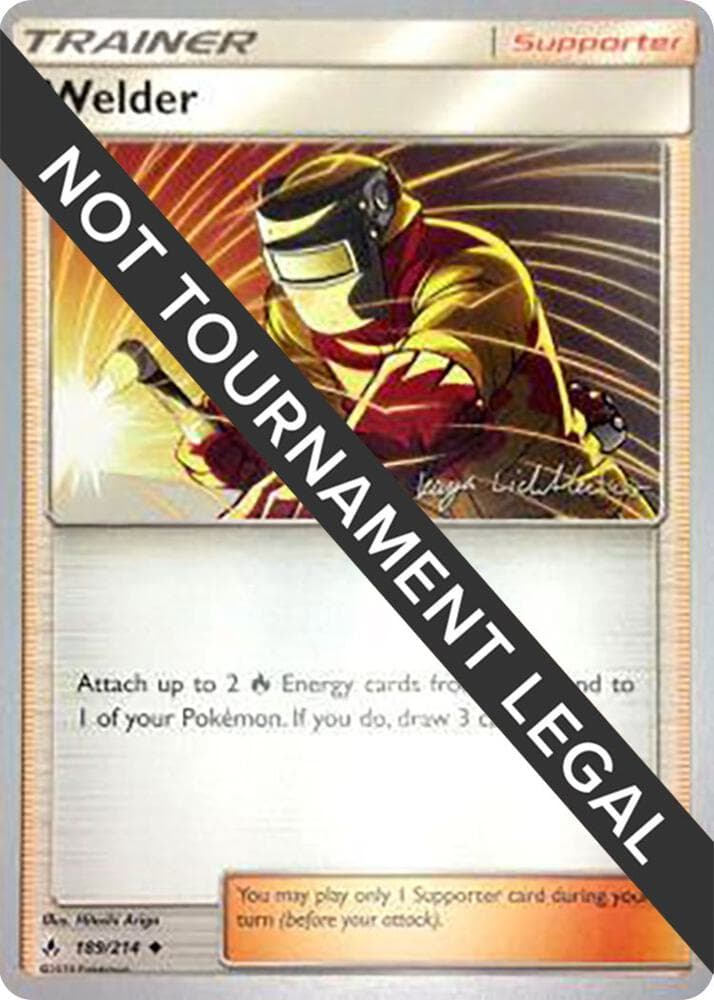 Welder - 2019 (Kaya Lichtleitner) — World Championship Decks 189 Pokémon card