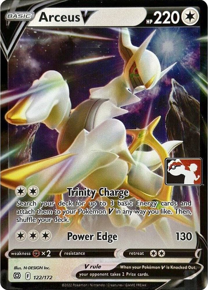 Arceus V — Prize Pack Series Cards 122 Pokémon card