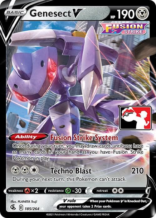 Genesect V — Prize Pack Series Cards 185 Pokémon card