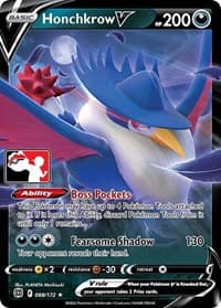 Honchkrow V — Prize Pack Series Cards 88 Pokémon card