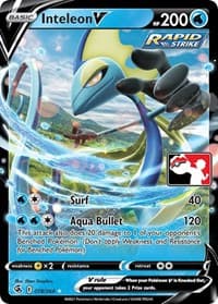 Inteleon V — Prize Pack Series Cards 78 Pokémon card