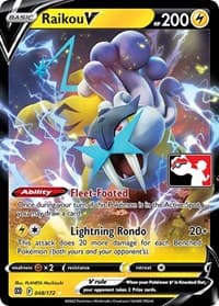 Raikou V — Prize Pack Series Cards 48 Pokémon card