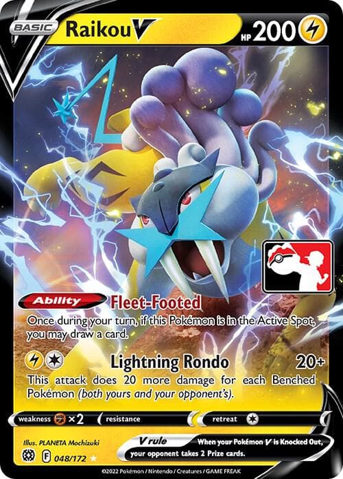 Raikou V — Prize Pack Series Cards 48 Pokémon card
