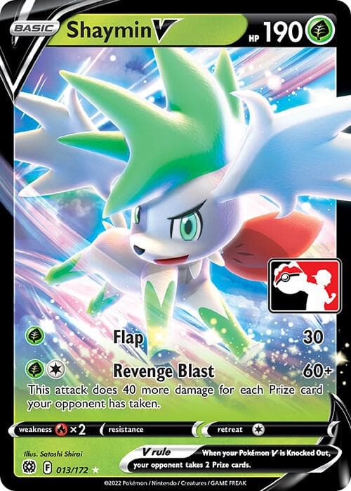 Shaymin V — Prize Pack Series Cards 13 Pokémon card