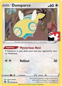 Dunsparce — Prize Pack Series Cards 207