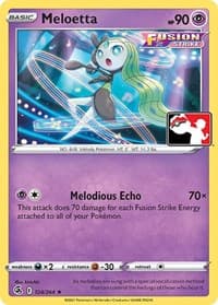 Meloetta — Prize Pack Series Cards 124