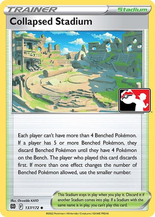 Collapsed Stadium — Prize Pack Series Cards 137 Pokémon card