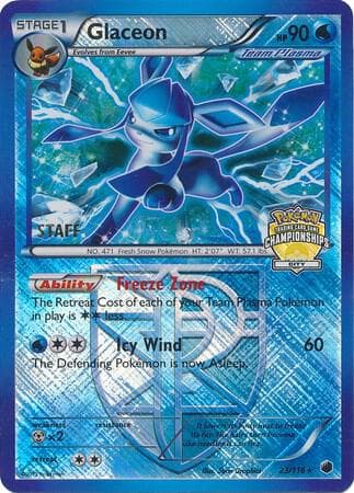 Glaceon - 23/116 (City Championships) [Staff] — League & Championship Cards 23 Pokémon card