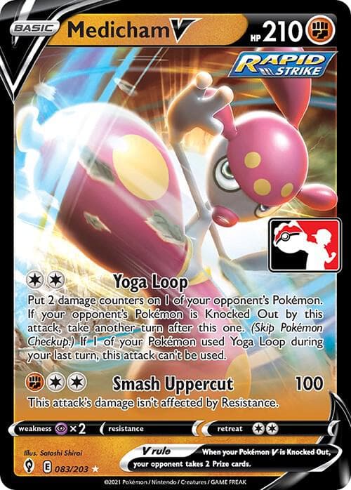 Medicham V — Prize Pack Series Cards 83 Pokémon card