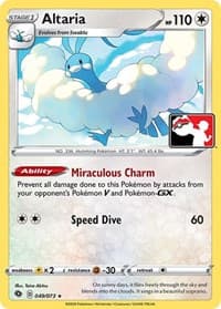 Altaria — Prize Pack Series Cards 49 Pokémon card