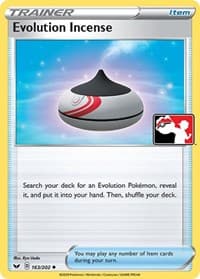 Evolution Incense — Prize Pack Series Cards 163 Pokémon card