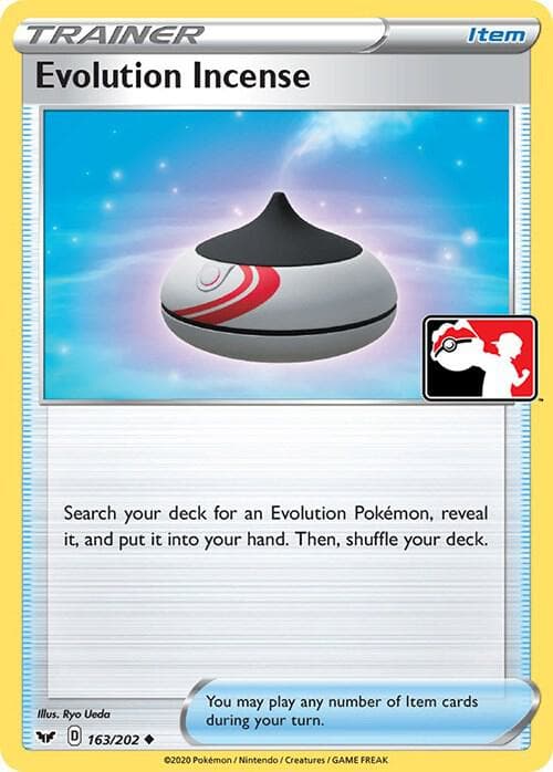 Evolution Incense — Prize Pack Series Cards 163 Pokémon card