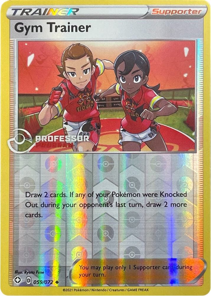Gym Trainer (2022) — Professor Program Promos 59 Pokémon card
