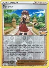 Serena - 164/195 (Regional Championships) [Staff] — League & Championship Cards 164 Pokémon card