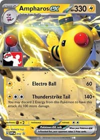 Ampharos ex - 016 — Prize Pack Series Cards 16