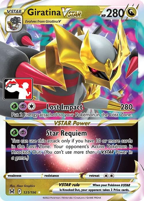 Giratina VSTAR — Prize Pack Series Cards 131 Pokémon card