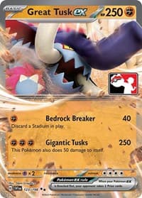 Great Tusk ex — Prize Pack Series Cards 123