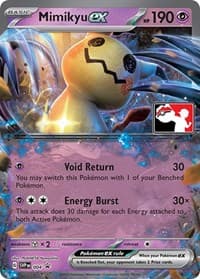 Mimikyu ex - 004 — Prize Pack Series Cards 4