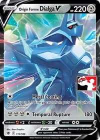 Origin Forme Dialga V — Prize Pack Series Cards 113 Pokémon card