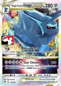 Origin Forme Dialga VSTAR — Prize Pack Series Cards 114 Pokémon card