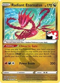 Radiant Eternatus — Prize Pack Series Cards 105 Pokémon card