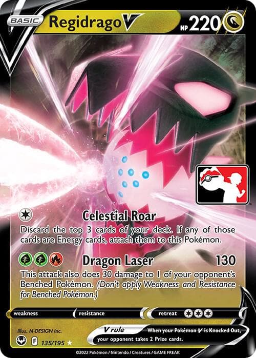 Regidrago V — Prize Pack Series Cards 135 Pokémon card