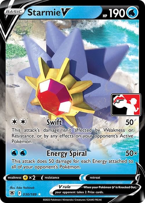 Starmie V — Prize Pack Series Cards 30 Pokémon card