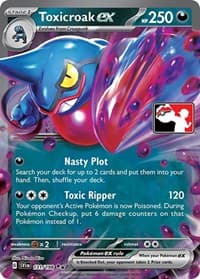 Toxicroak ex — Prize Pack Series Cards 131