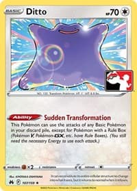 Ditto — Prize Pack Series Cards 107 Pokémon card