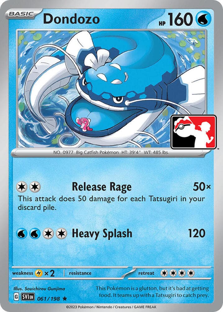 Dondozo — Prize Pack Series Cards 61 Pokémon card
