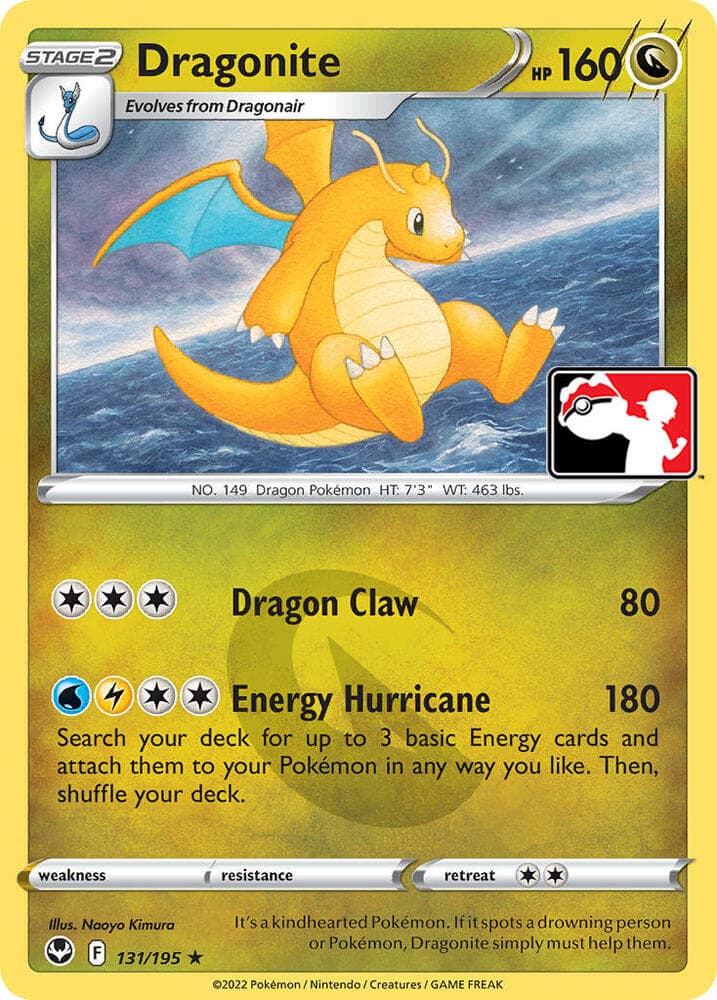 Dragonite — Prize Pack Series Cards 131 Pokémon card