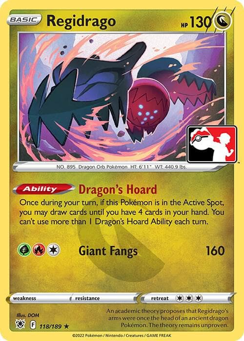 Regidrago — Prize Pack Series Cards 118 Pokémon card