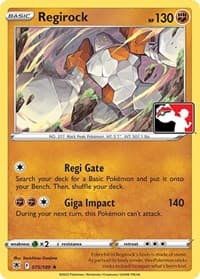 Regirock — Prize Pack Series Cards 75