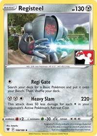 Registeel — Prize Pack Series Cards 108