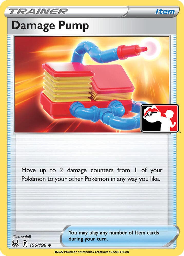 Damage Pump — Prize Pack Series Cards 156 Pokémon card