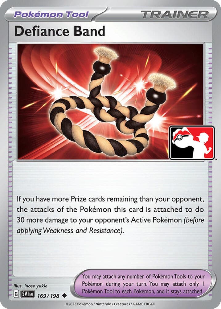 Defiance Band — Prize Pack Series Cards 169 Pokémon card