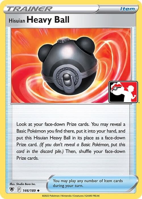 Hisuian Heavy Ball — Prize Pack Series Cards 146 Pokémon card