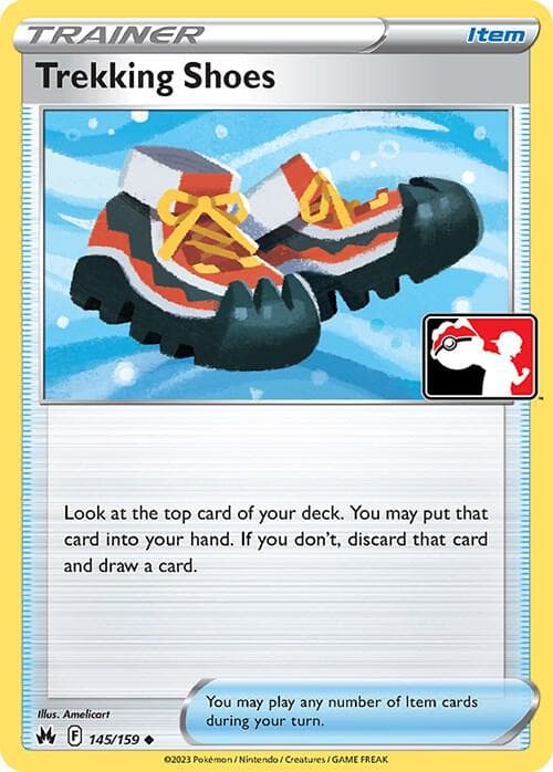 Trekking Shoes — Prize Pack Series Cards 145 Pokémon card