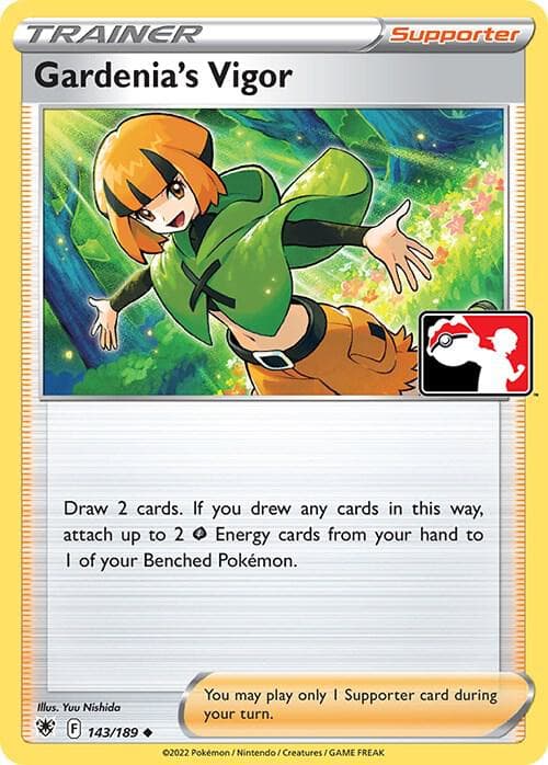 Gardenia's Vigor — Prize Pack Series Cards 143 Pokémon card