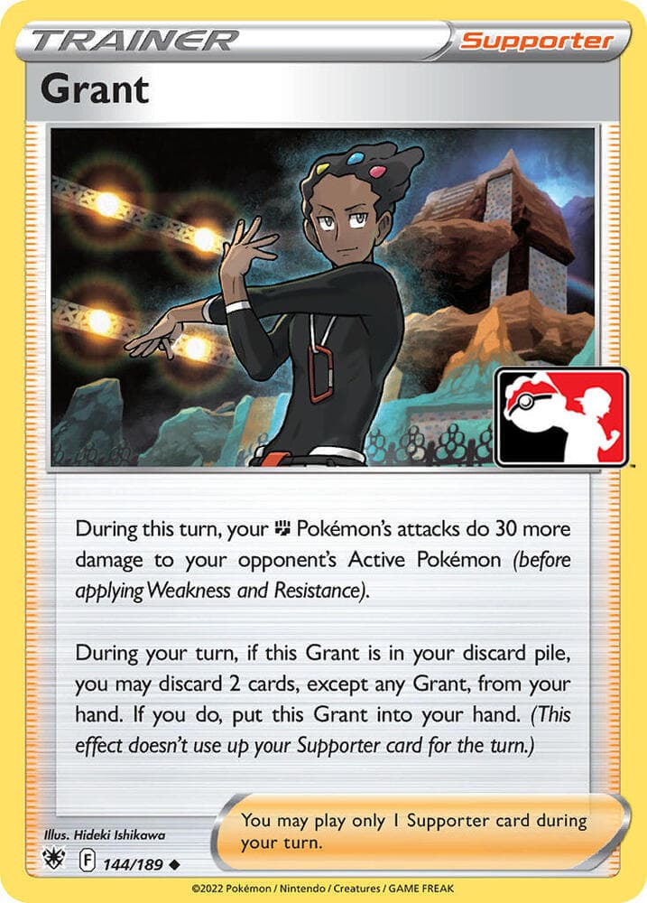 Grant — Prize Pack Series Cards 144 Pokémon card