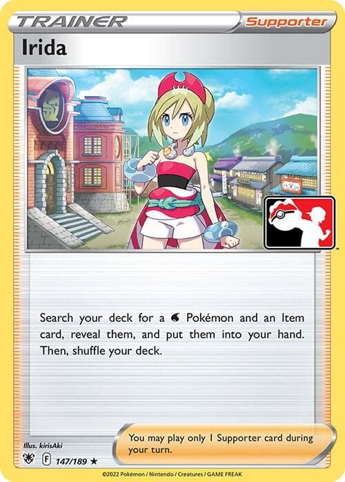 Irida — Prize Pack Series Cards 147 Pokémon card