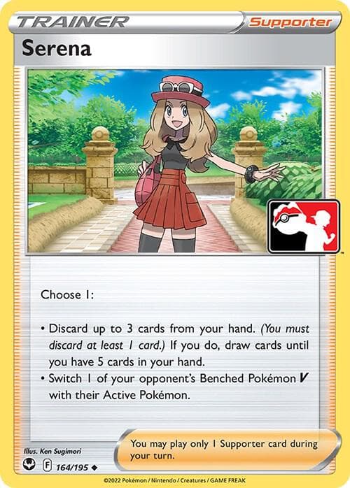Serena — Prize Pack Series Cards 164 Pokémon card