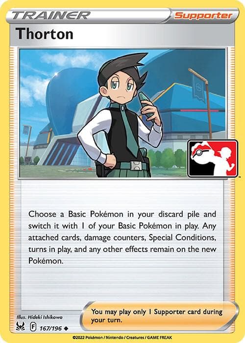 Thorton — Prize Pack Series Cards 167 Pokémon card