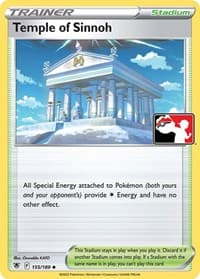 Temple of Sinnoh — Prize Pack Series Cards 155