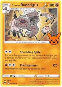 Galarian Runerigus — Trick or Trade BOOster Bundle 2023 102
