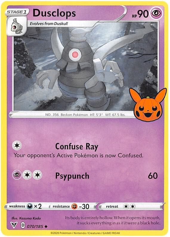 Dusclops — Trick or Trade BOOster Bundle 2023 70 Pokémon card